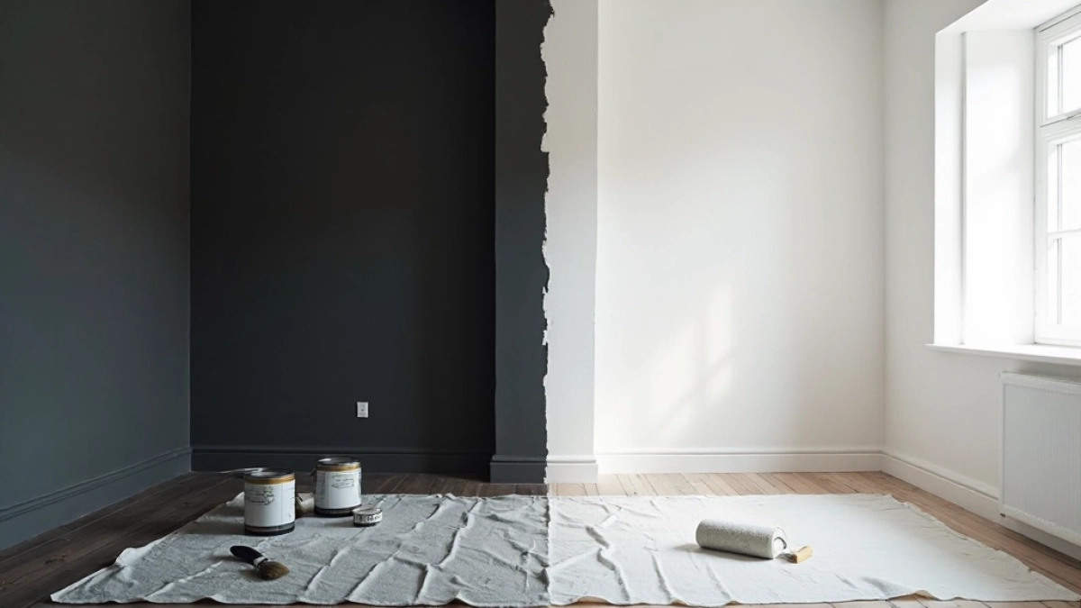 Jak zamalować ciemny kolor na biało