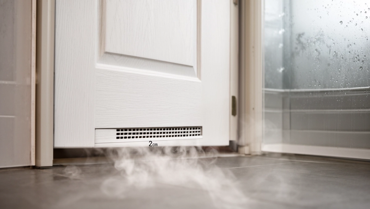 Jak zrobić podcięcie wentylacyjne w drzwiach