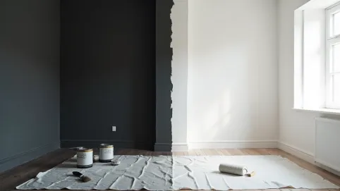 Jak zamalować ciemny kolor na biało