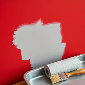 Jak zamalować czerwony kolor na ścianie