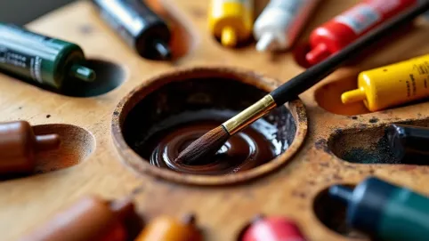 jak zrobić ciemny brązowy kolor z farb