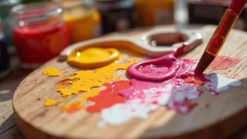 jak zrobić czerwony kolor z farb