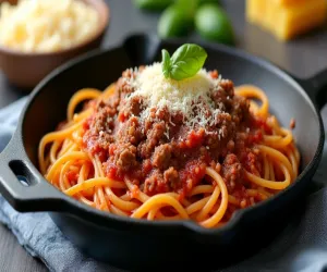Jak zrobić spaghetti z mięsem mielonym i sosem