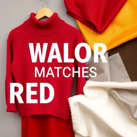 Jaki Kolor Pasuje Do Czerwonego Ubrania