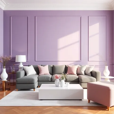 Jaki kolor pasuje do fioletu wnętrza
