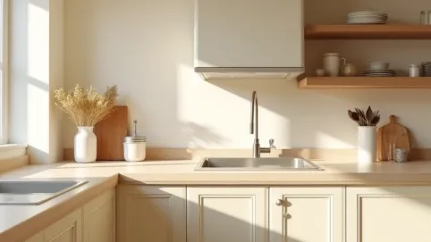 Jaki kolor ścian do kremowych mebli kuchennych