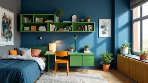 Kolory ścian do pokoju młodzieżowego dla chłopaka