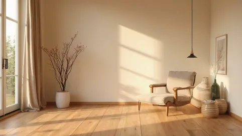 brązowe panele jaki kolor ścian